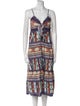 Veronica Beard Printed Midi Length Dress