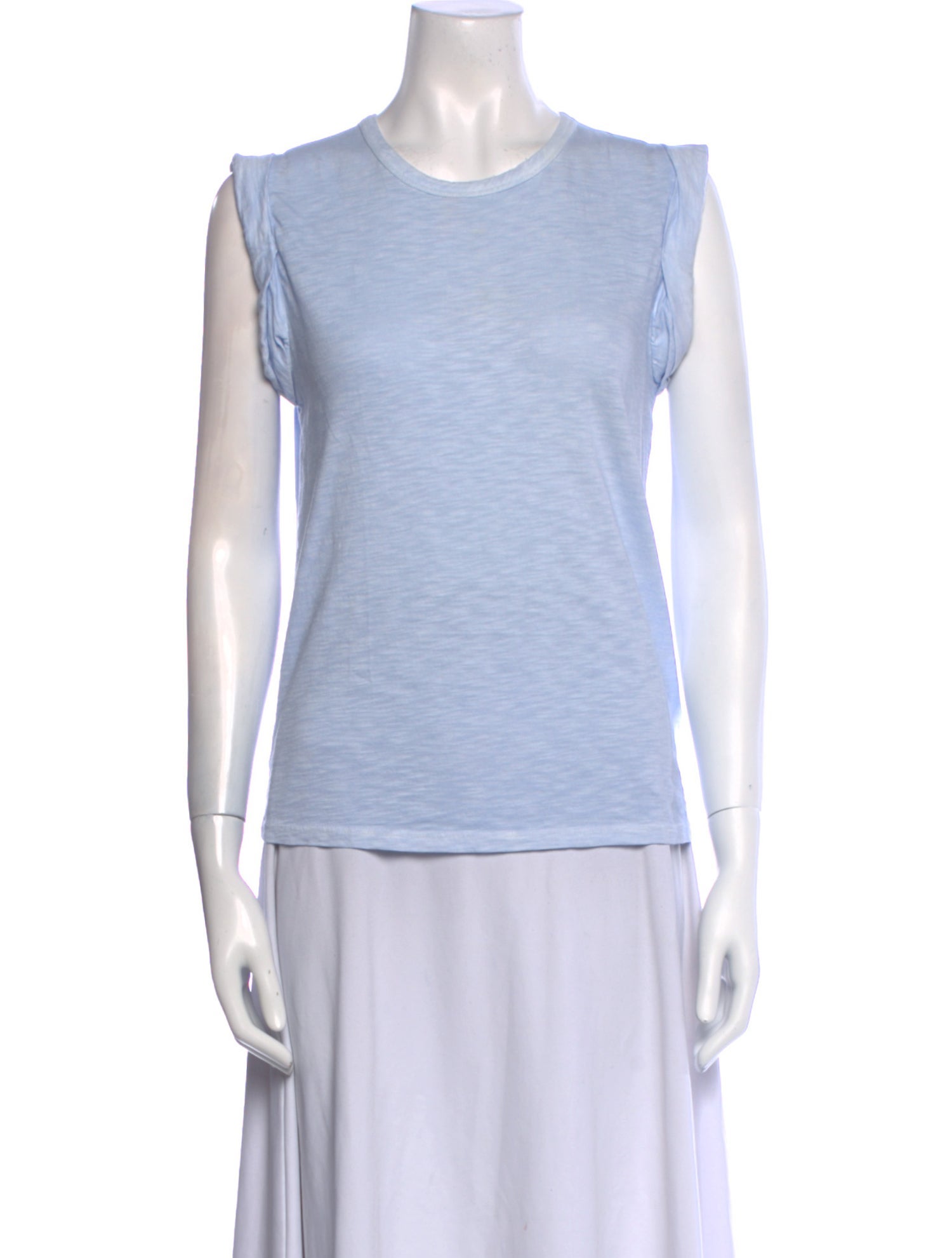 Veronica Beard Crew Neck Sleeveless T-Shirt