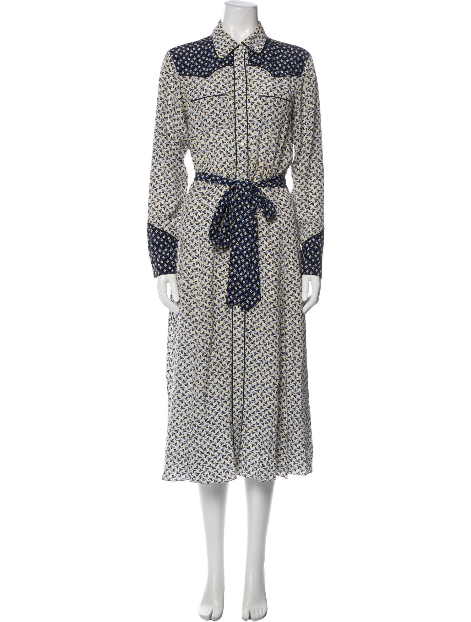 Veronica Beard Silk Long Dress