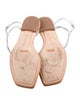 Veronica Beard Leather T-Strap Sandals