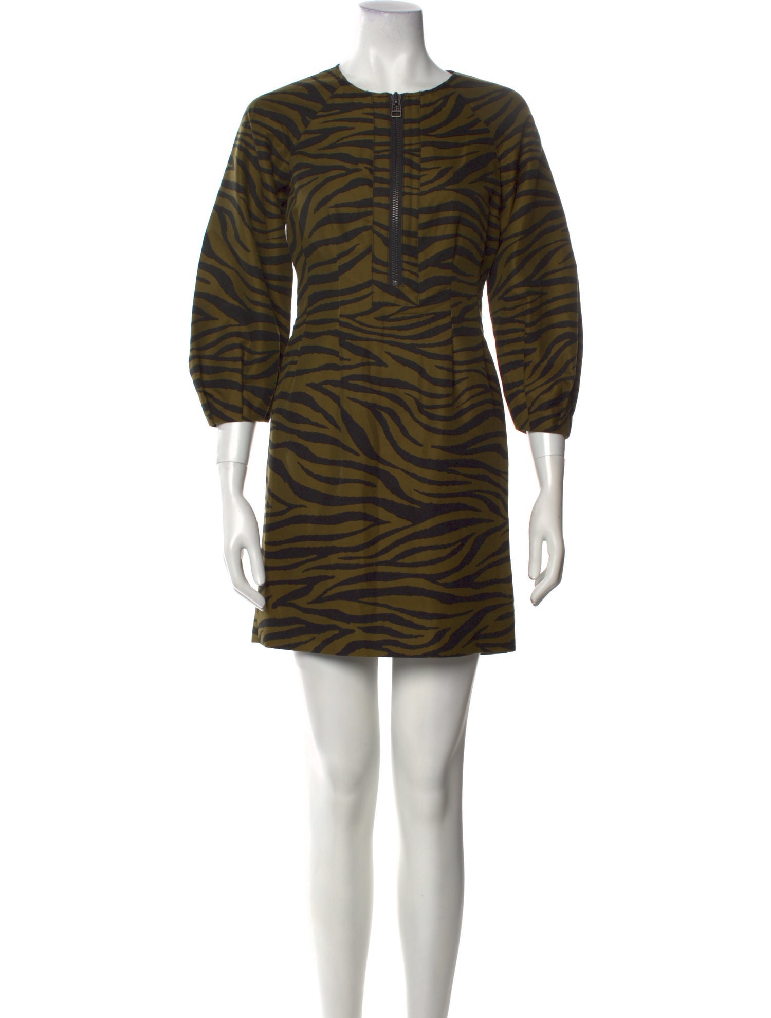 Veronica Beard Animal Print Mini Dress