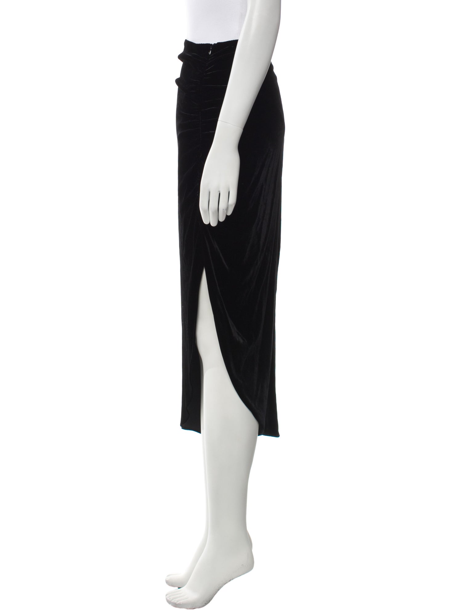 Veronica Beard Pleated Accents Midi Length Skirt