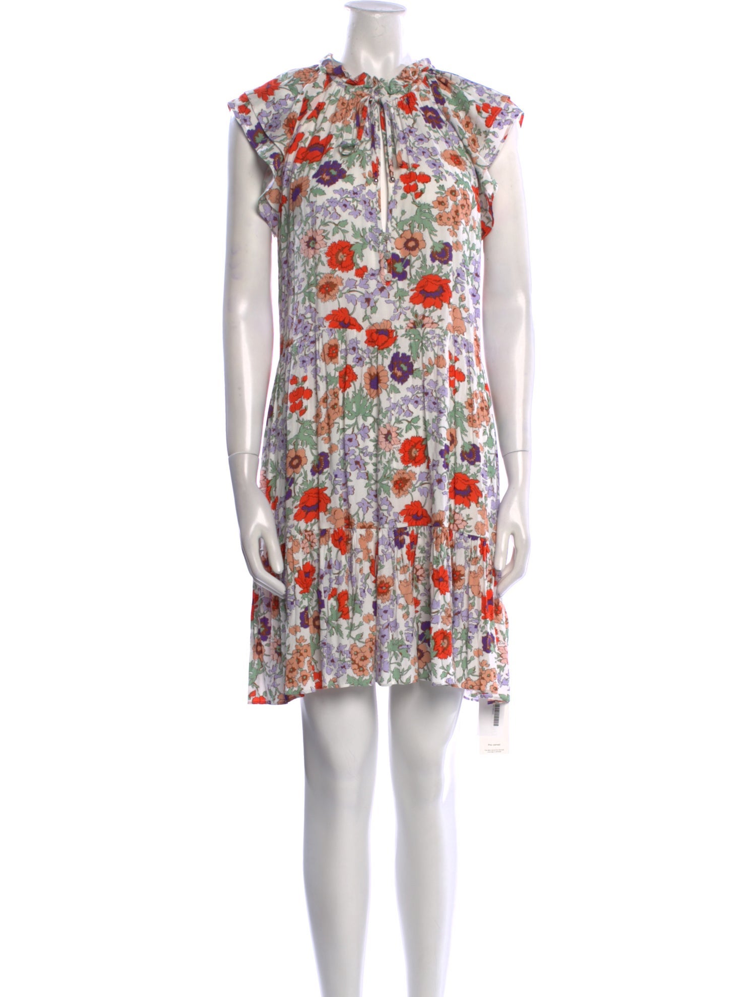 Veronica Beard Floral Print Mini Dress
