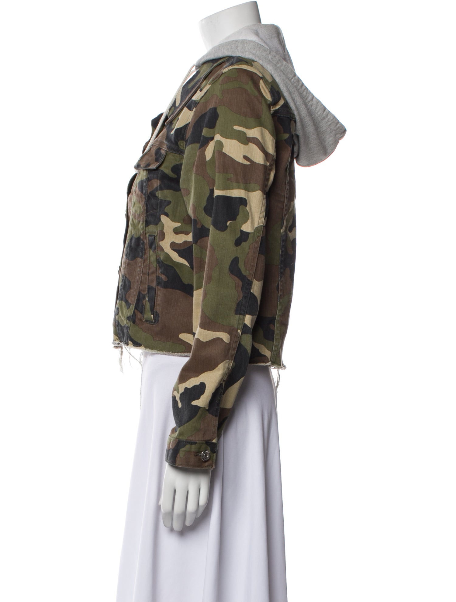 Veronica Beard Camouflage Print Utility Jacket