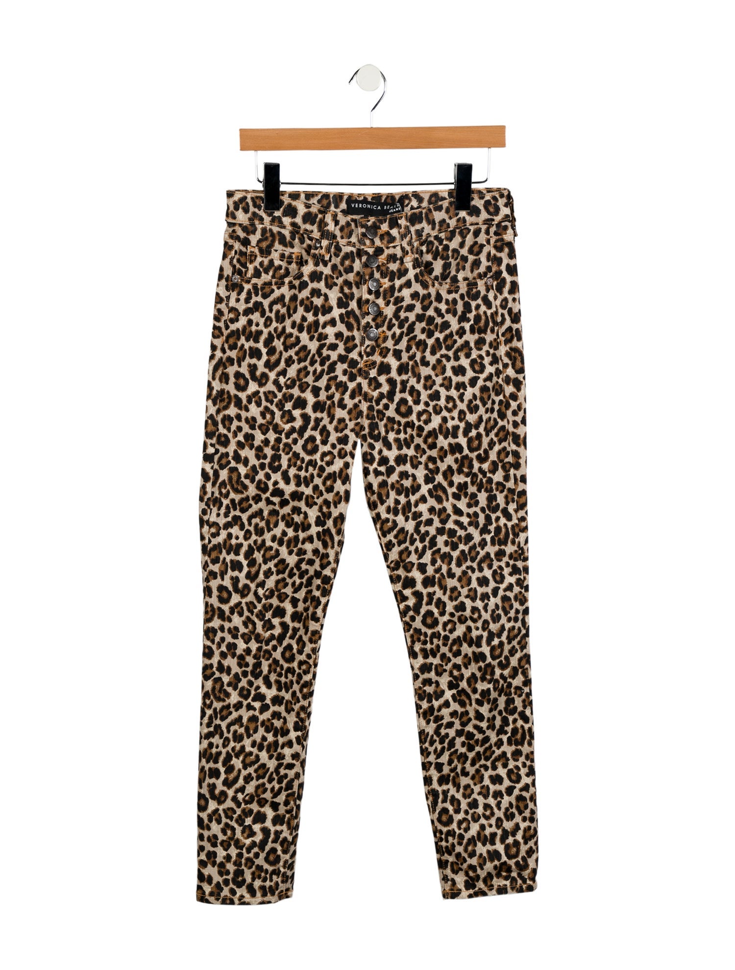 Veronica Beard High-Rise Straight Leg Jeans