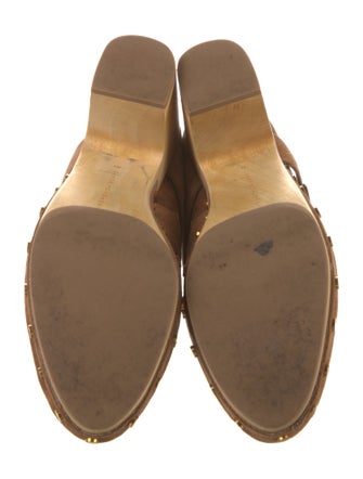Veronica Beard Suede Studded Accents Mules