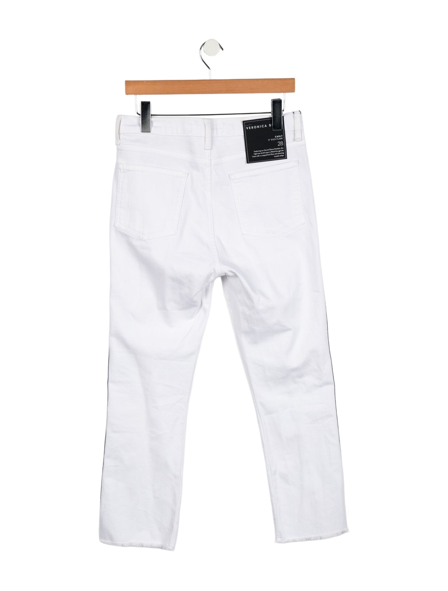 Veronica Beard High-Rise Straight Leg Jeans