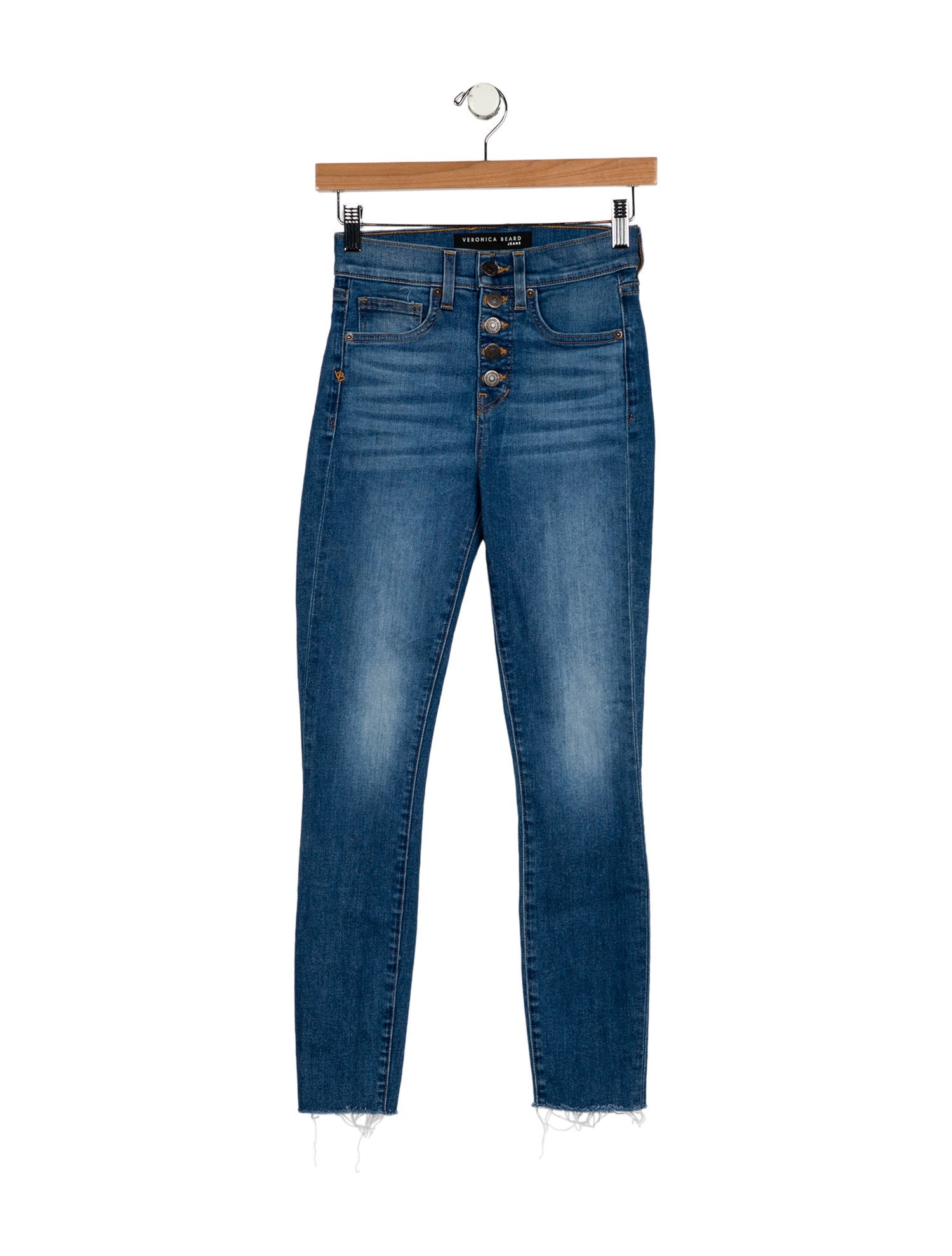 Veronica Beard Mid-Rise Skinny Leg Jeans