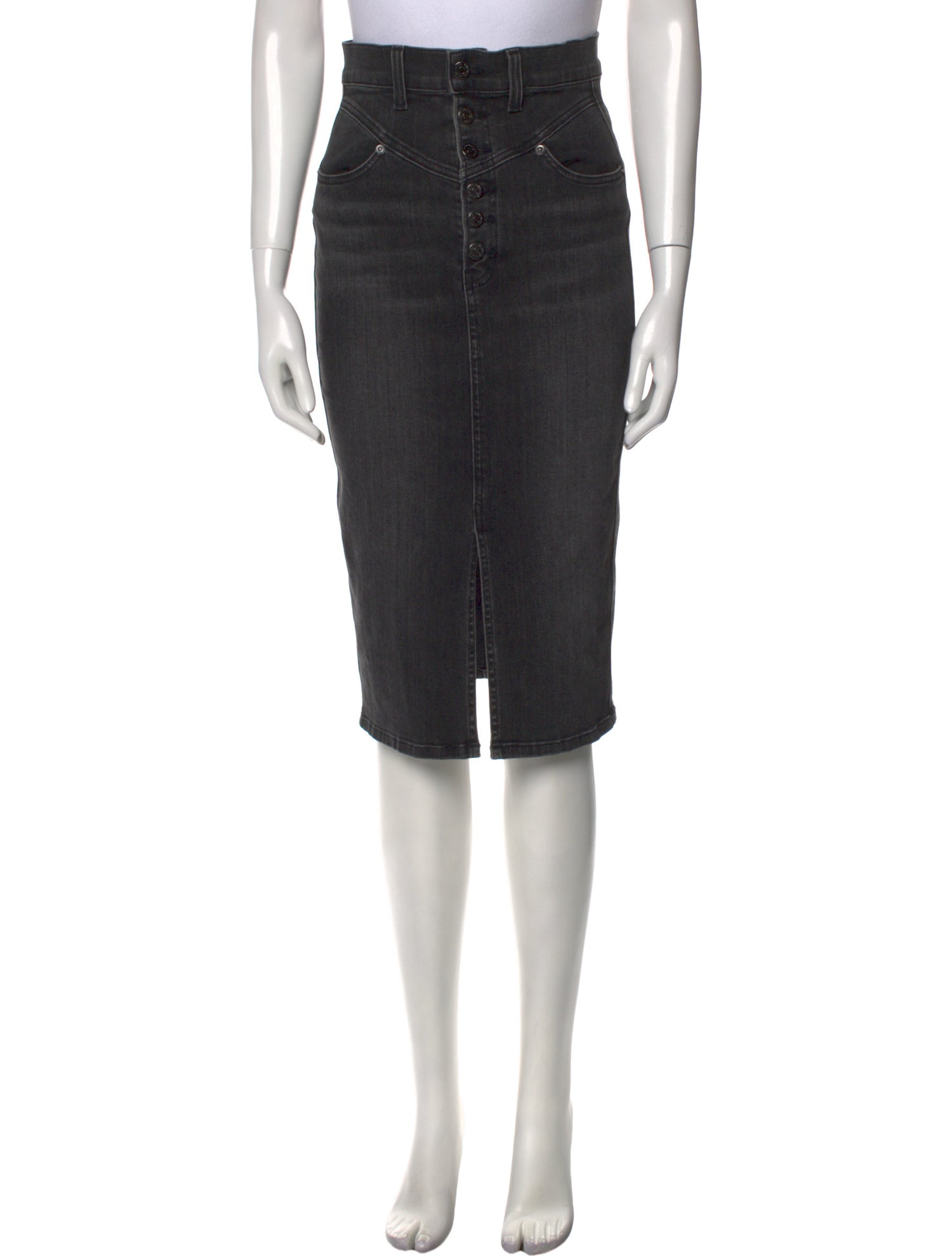 Veronica Beard Cutout Accent Knee-Length Skirt