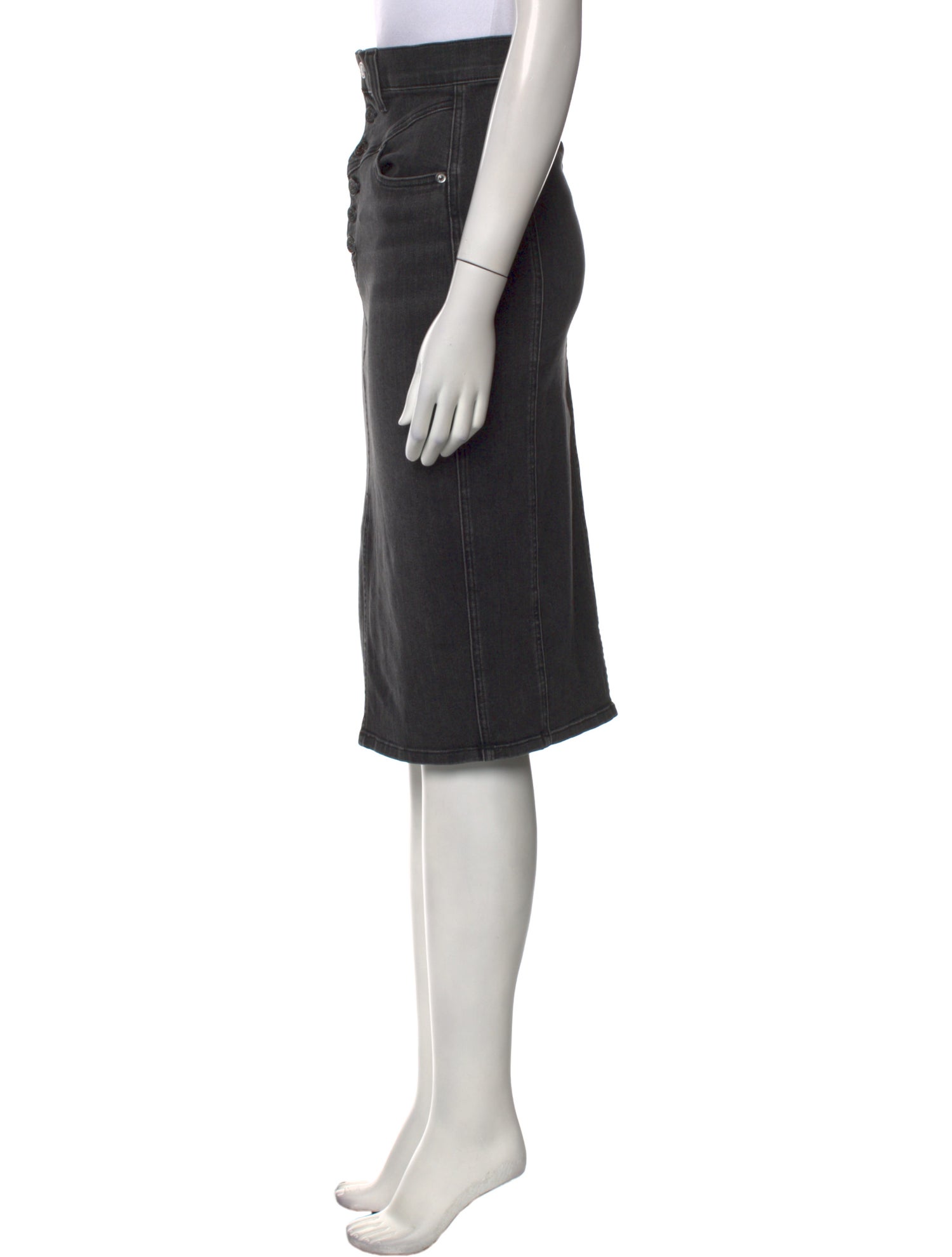 Veronica Beard Cutout Accent Knee-Length Skirt