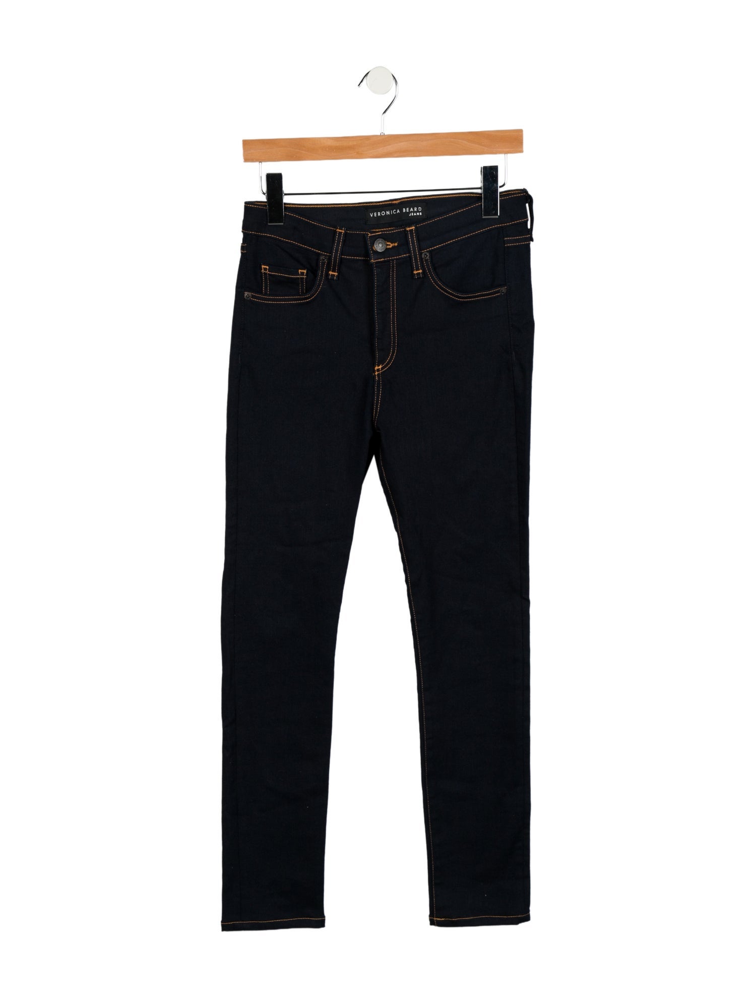 Veronica Beard Mid-Rise Skinny Leg Jeans