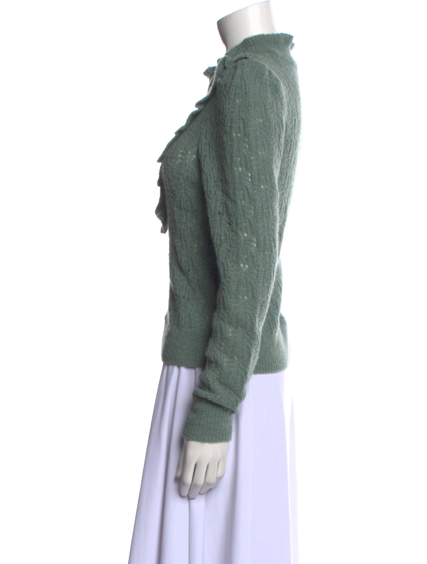 Veronica Beard Baby Alpaca Mock Neck Sweater