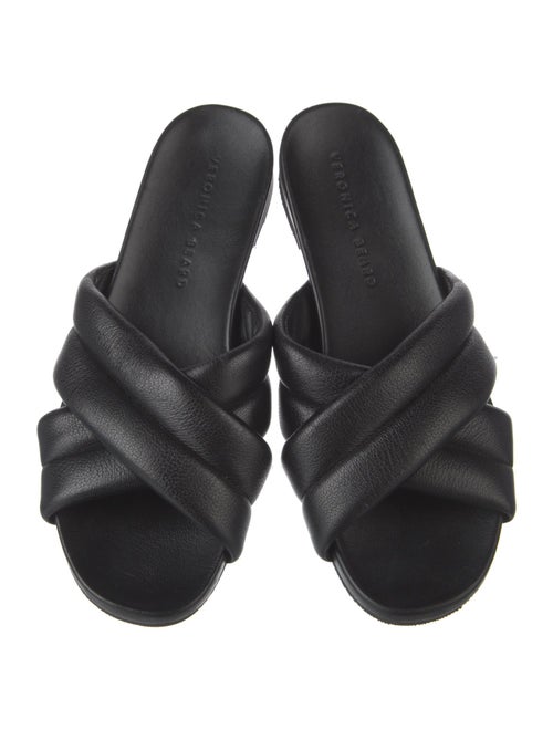 Veronica Beard Leather Slides