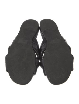 Veronica Beard Leather Slides