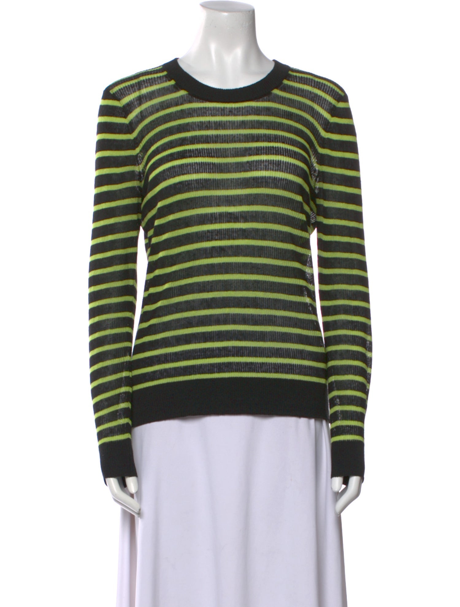 Veronica Beard Linen Striped Sweater
