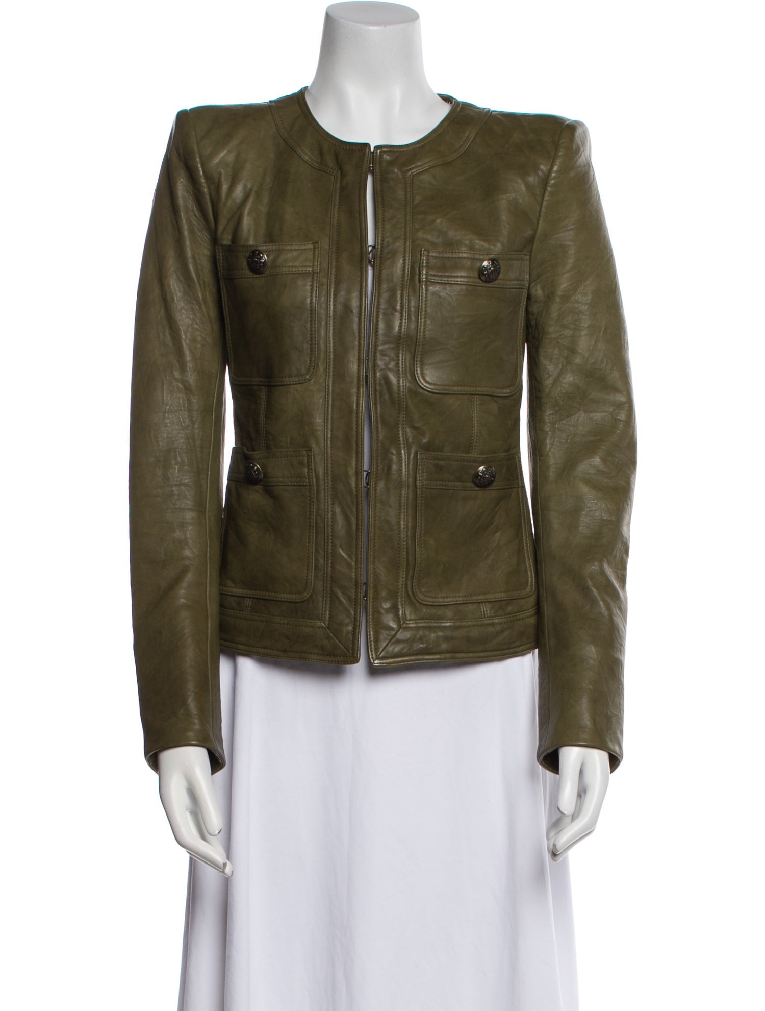 Veronica Beard Leather Biker Jacket