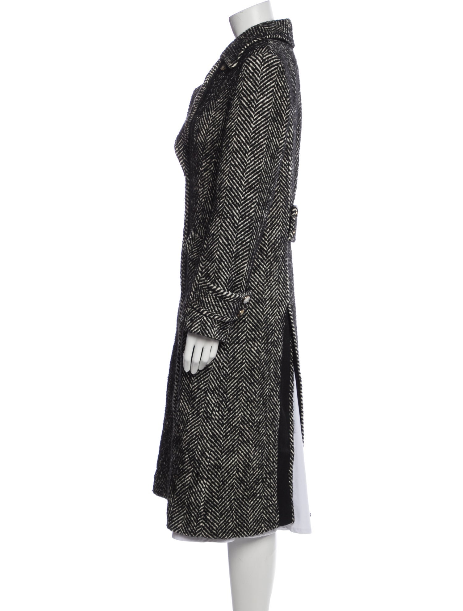 Veronica Beard Tweed Pattern Coat