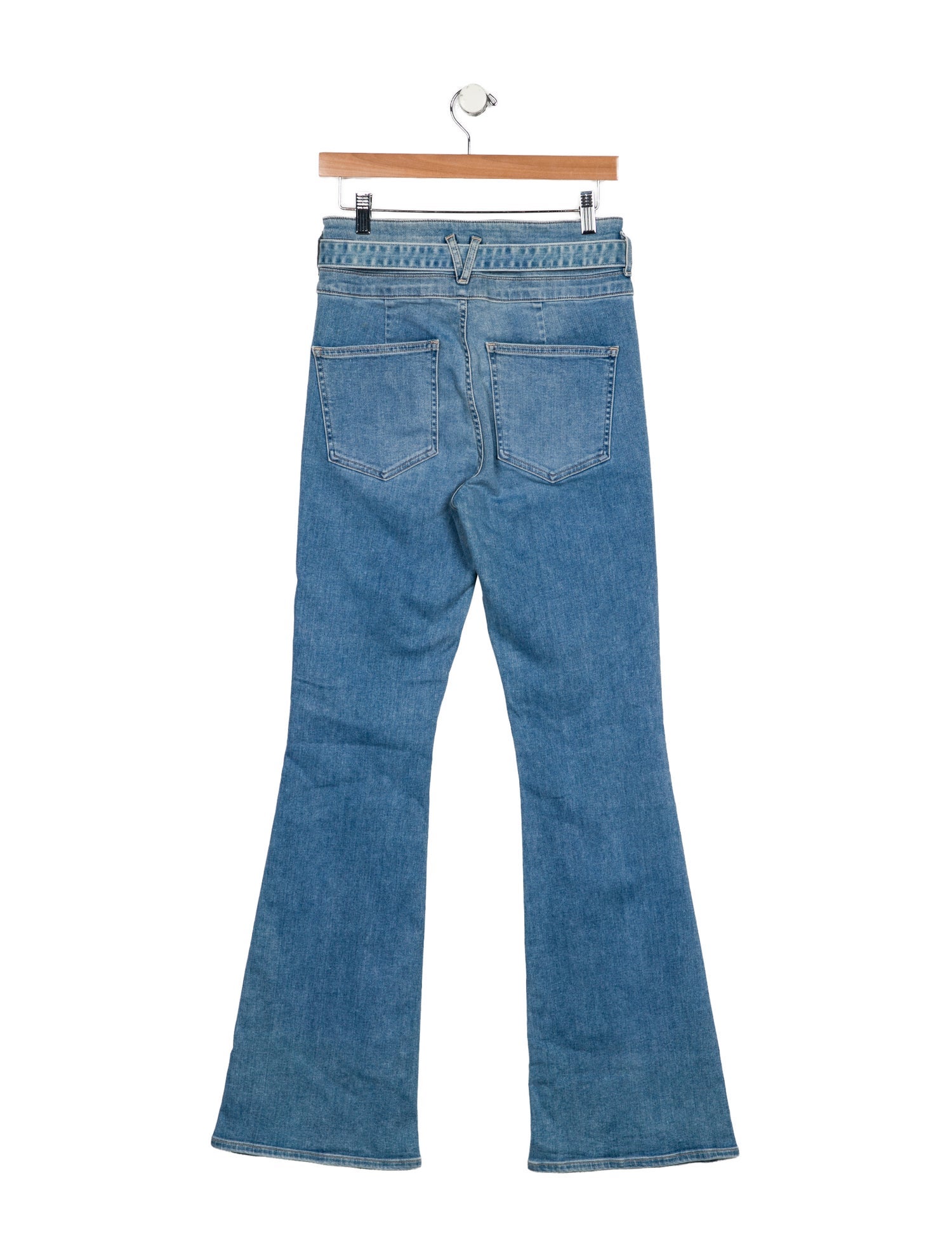 Veronica Beard Giselle Flare Wide Leg Jeans