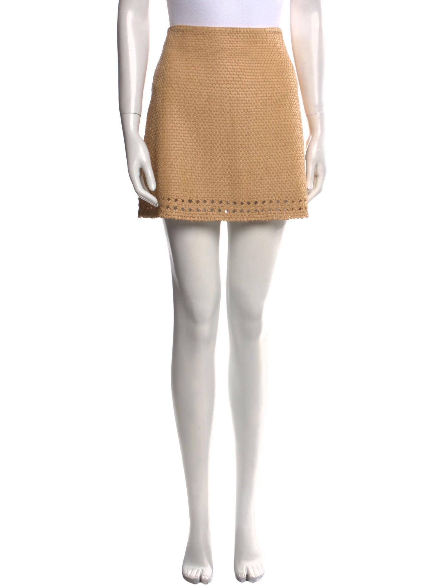 Veronica Beard Leather Mini Skirt w/ Tags