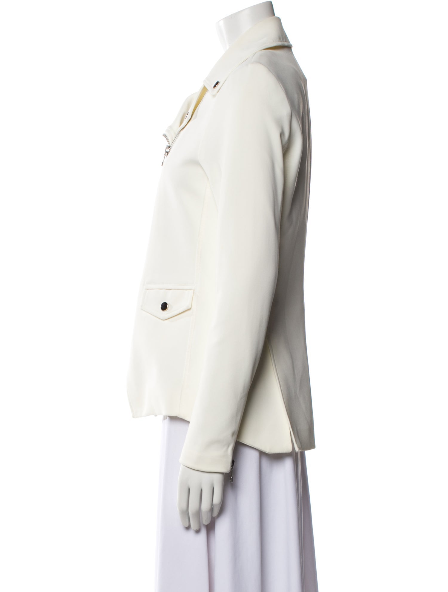 Veronica Beard Nylon Biker Jacket