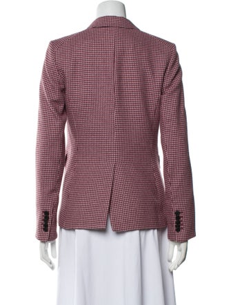 Veronica Beard Alpaca Houndstooth Print Blazer