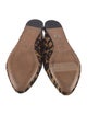Veronica Beard Ponyhair Animal Print Mules