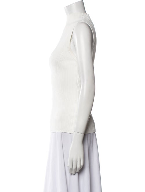 Veronica Beard Turtleneck Sleeveless Top