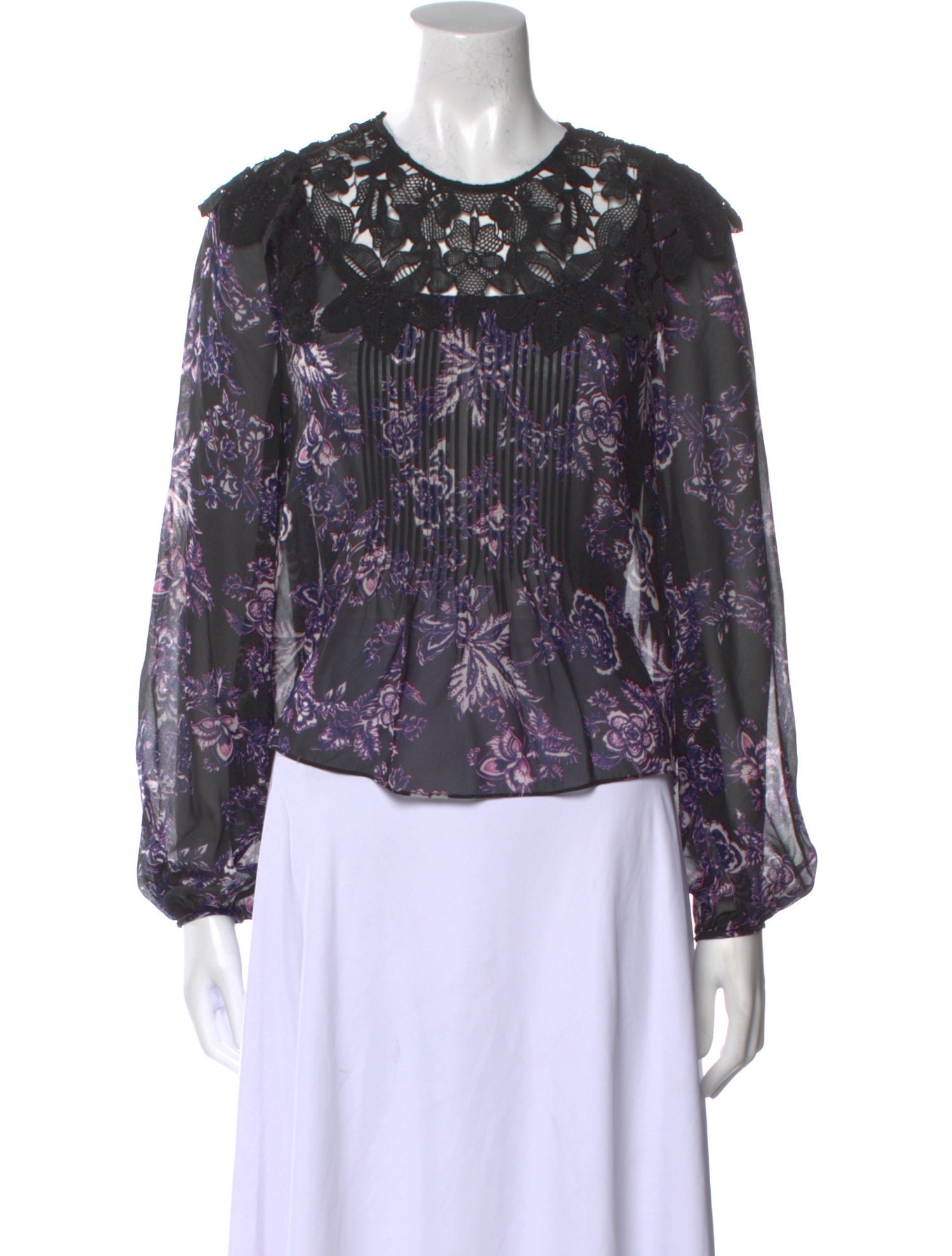 Veronica Beard Silk Floral Print Blouse w/ Tags