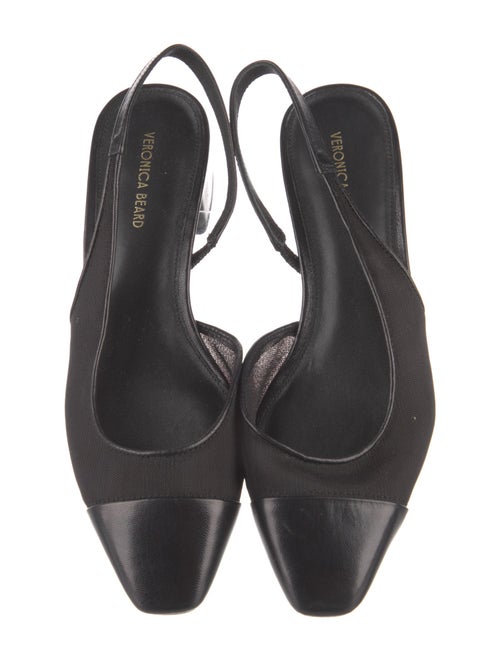 Veronica Beard Leather Slingback Flats