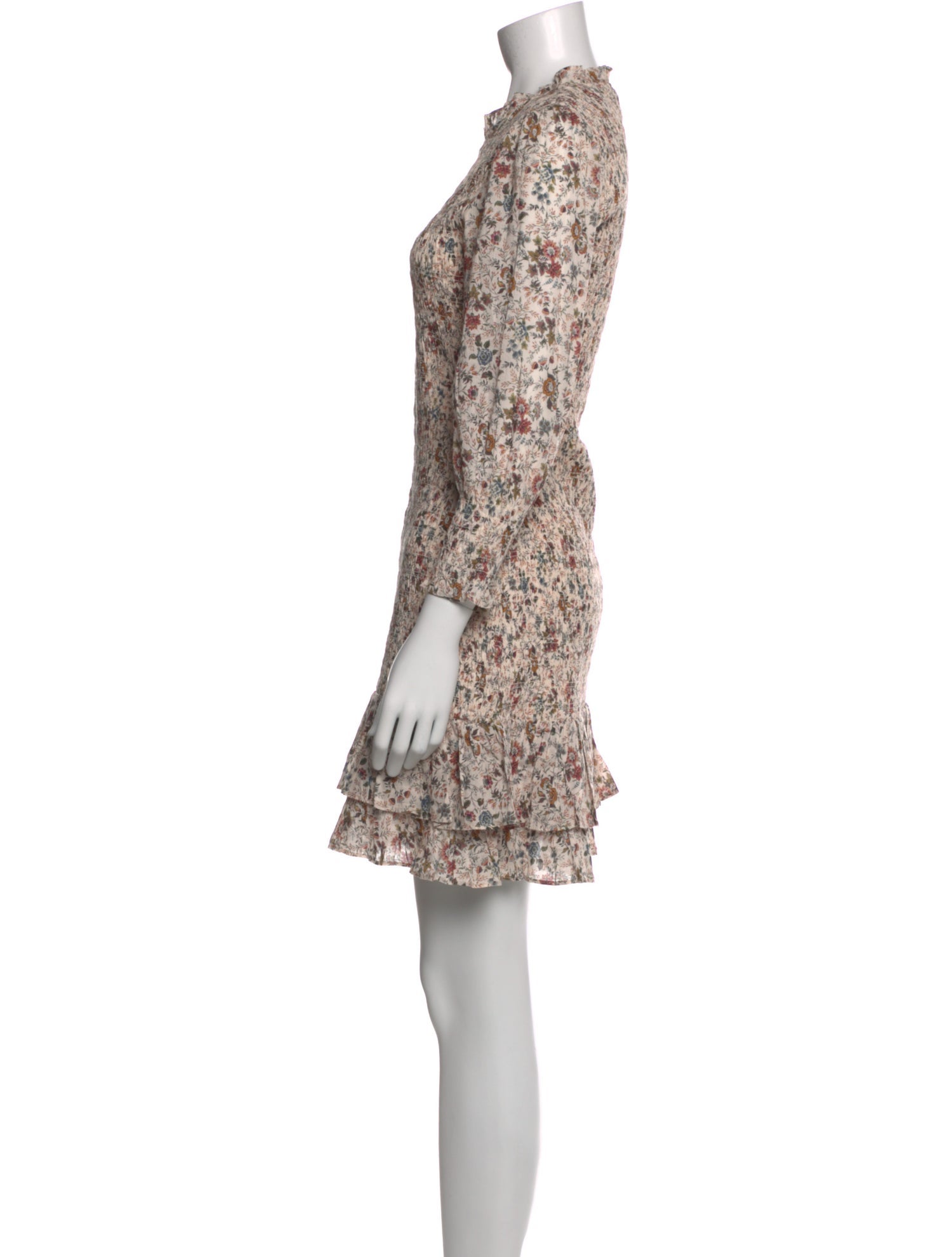 Veronica Beard Floral Print Mini Dress