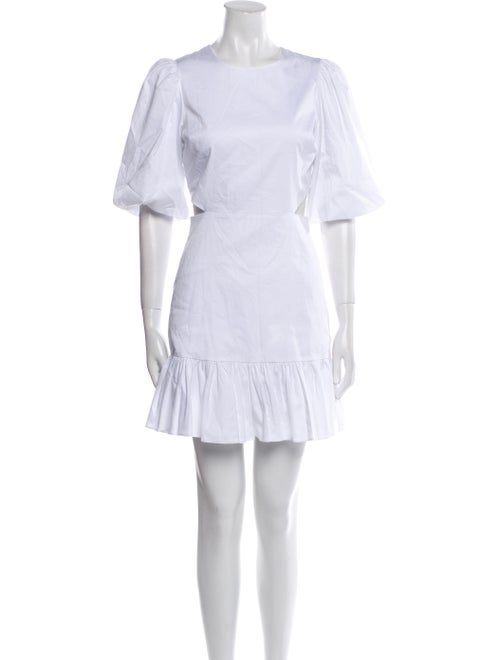 Veronica Beard Crew Neck Mini Dress