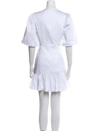 Veronica Beard Crew Neck Mini Dress