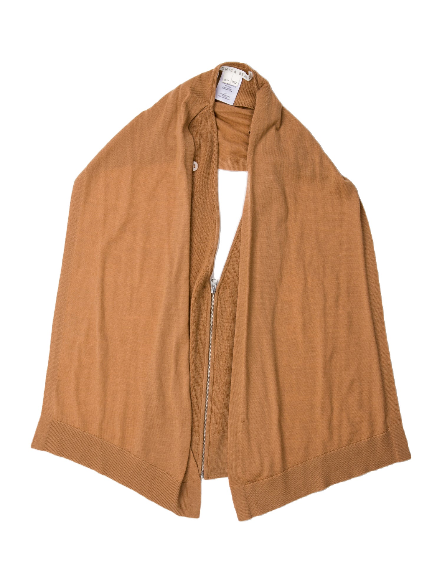 Veronica Beard Syra Scarf Dickey Merino Wool Dickey