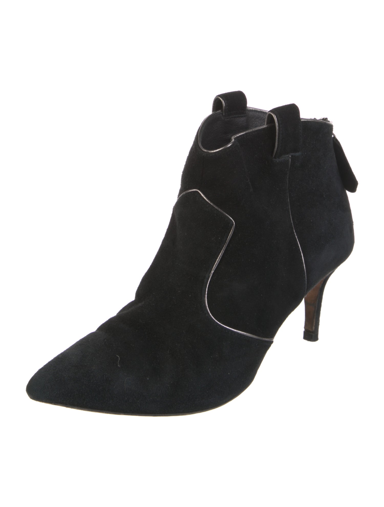 Veronica Beard Suede Western Boots