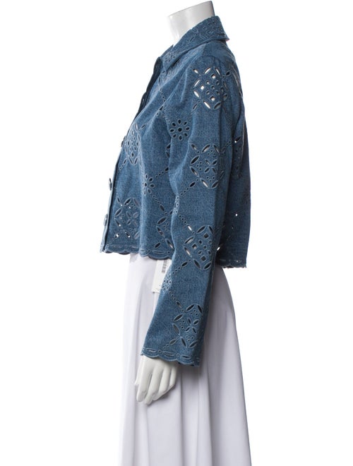 Veronica Beard Patterned Denim Jacket