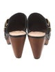 Veronica Beard Leather Studded Accents Mules