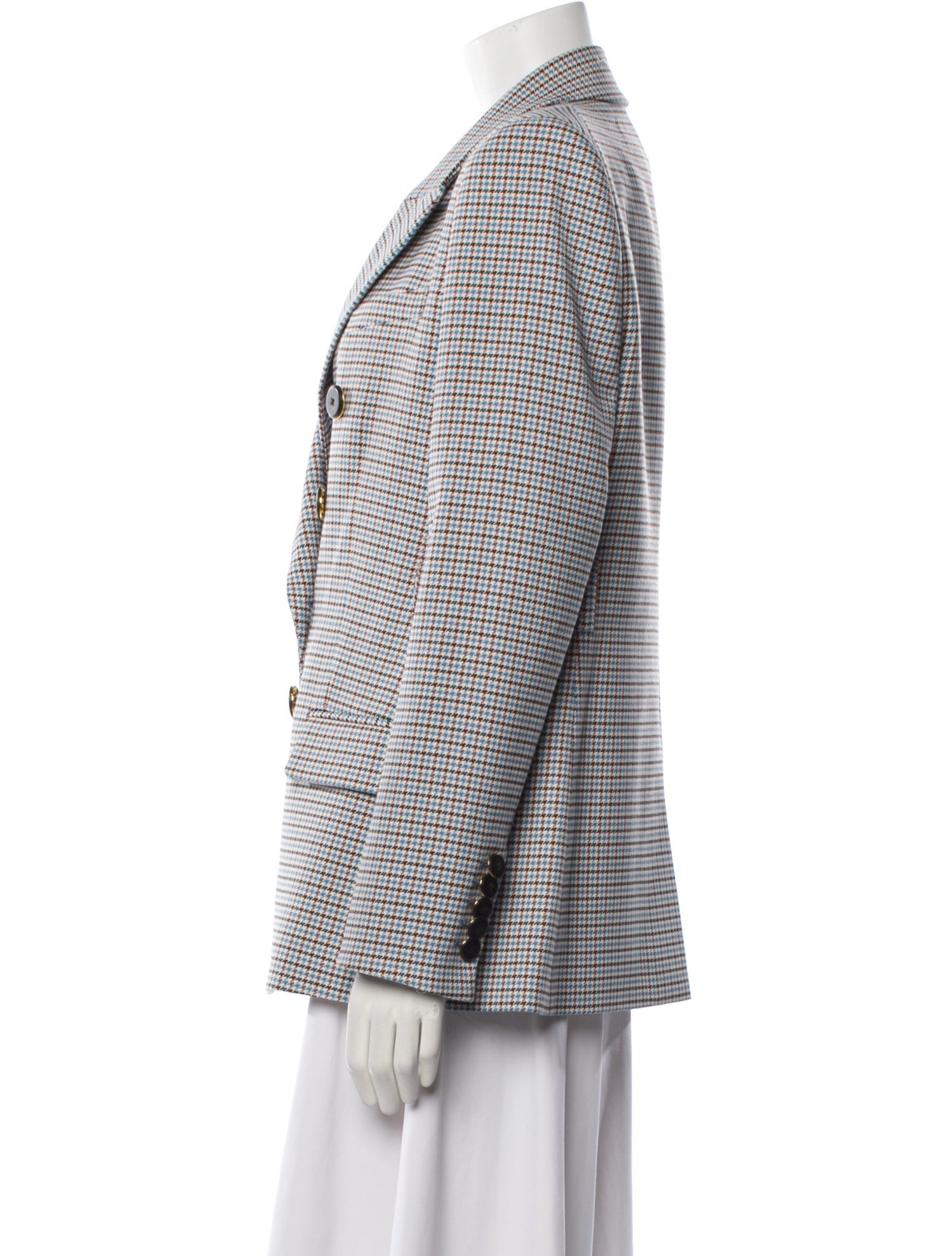 Veronica Beard Houndstooth Print Blazer