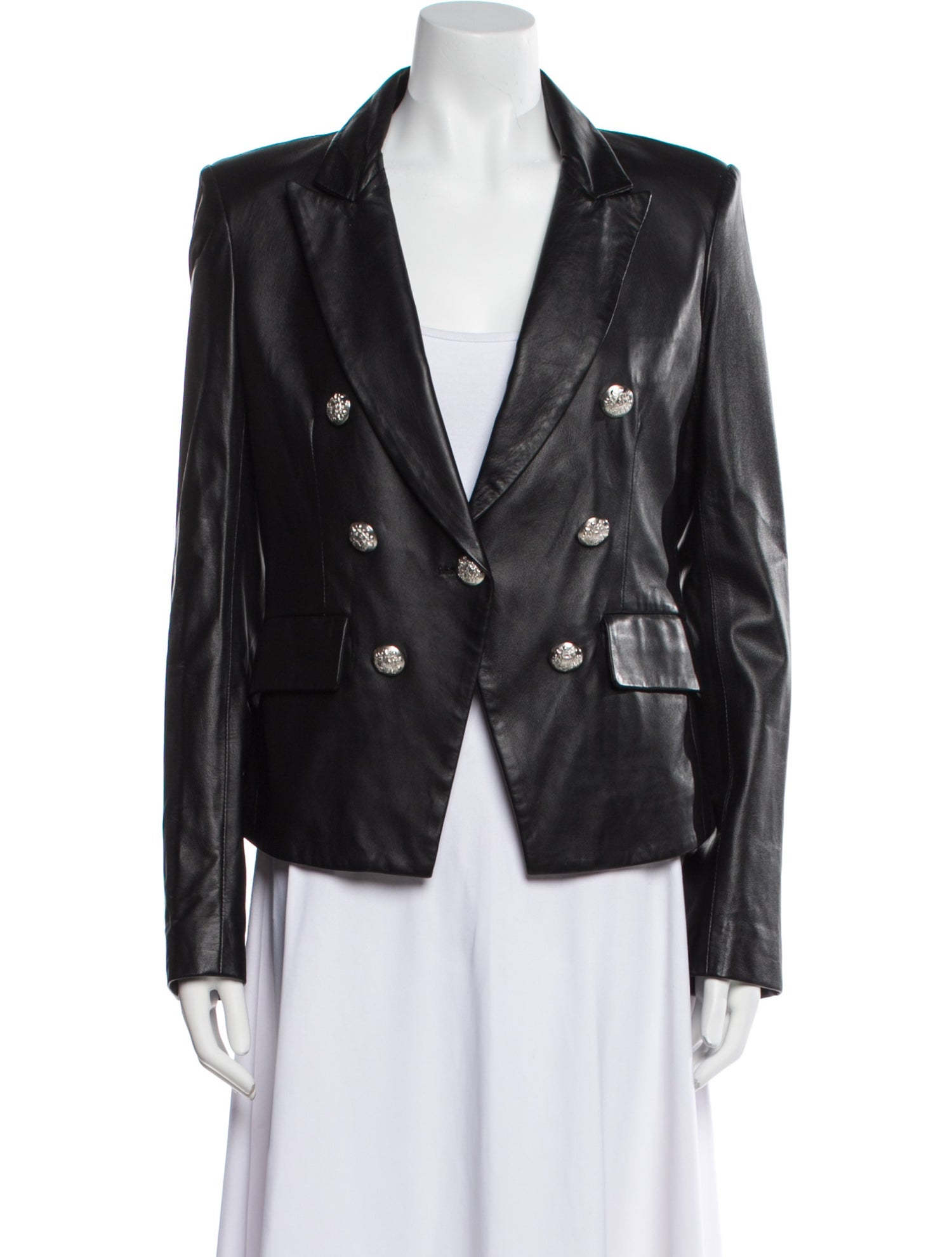 Veronica Beard Leather Blazer