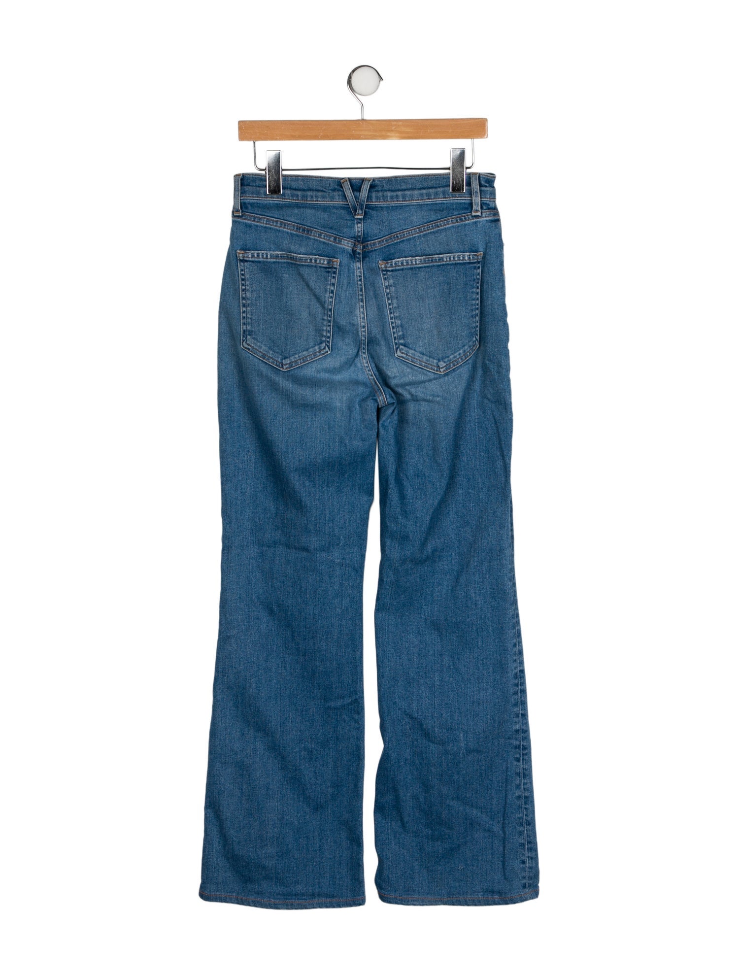 Veronica Beard High-Rise Wide Leg Jeans