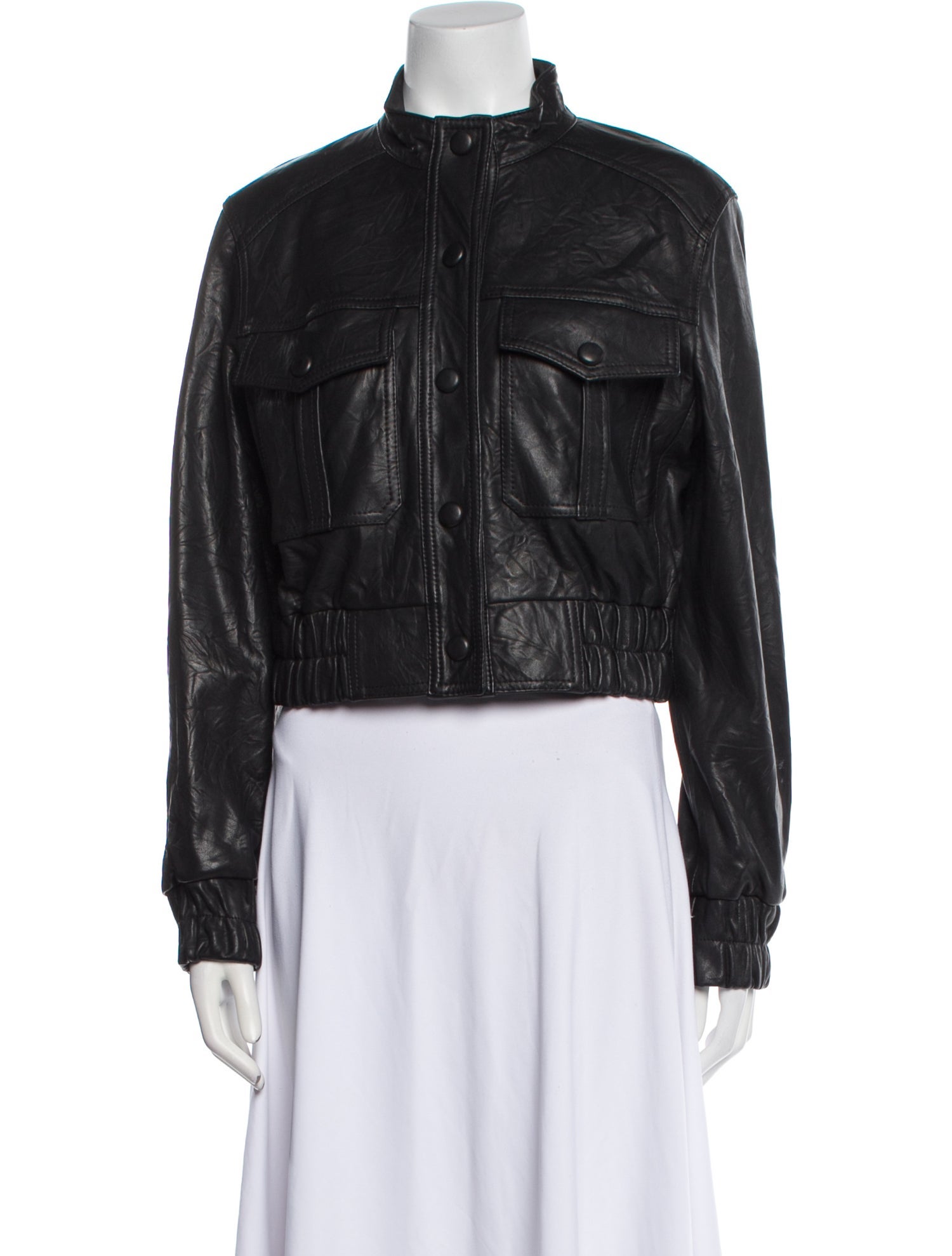 Veronica Beard Leather Biker Jacket