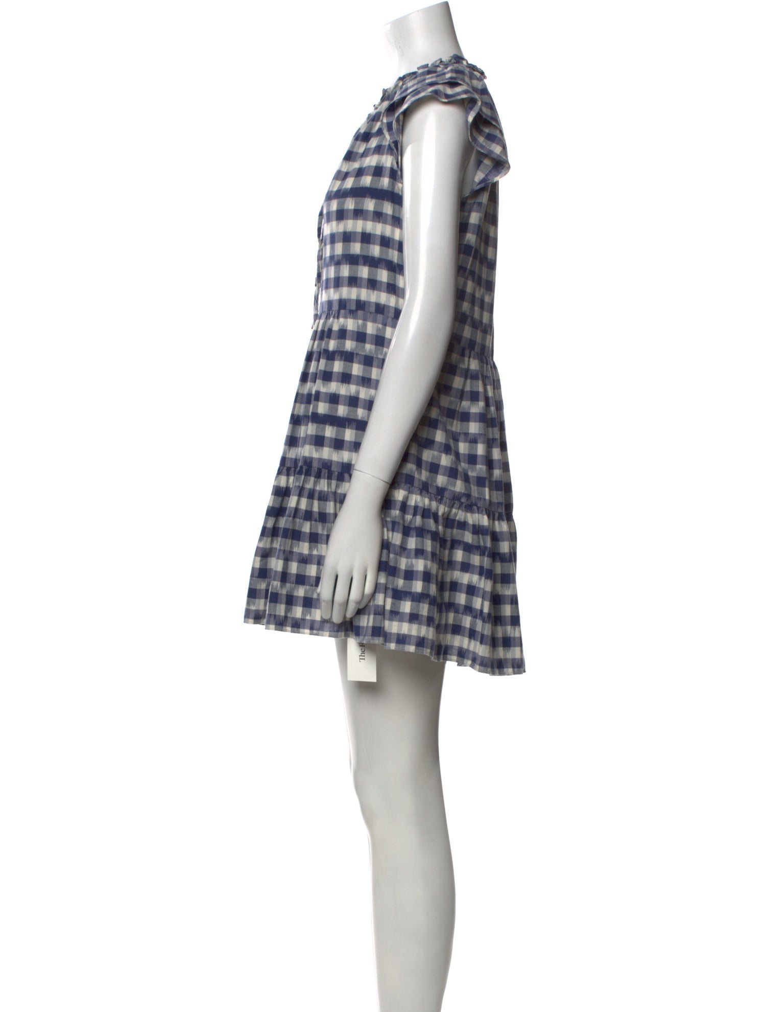 Veronica Beard Plaid Print Mini Dress