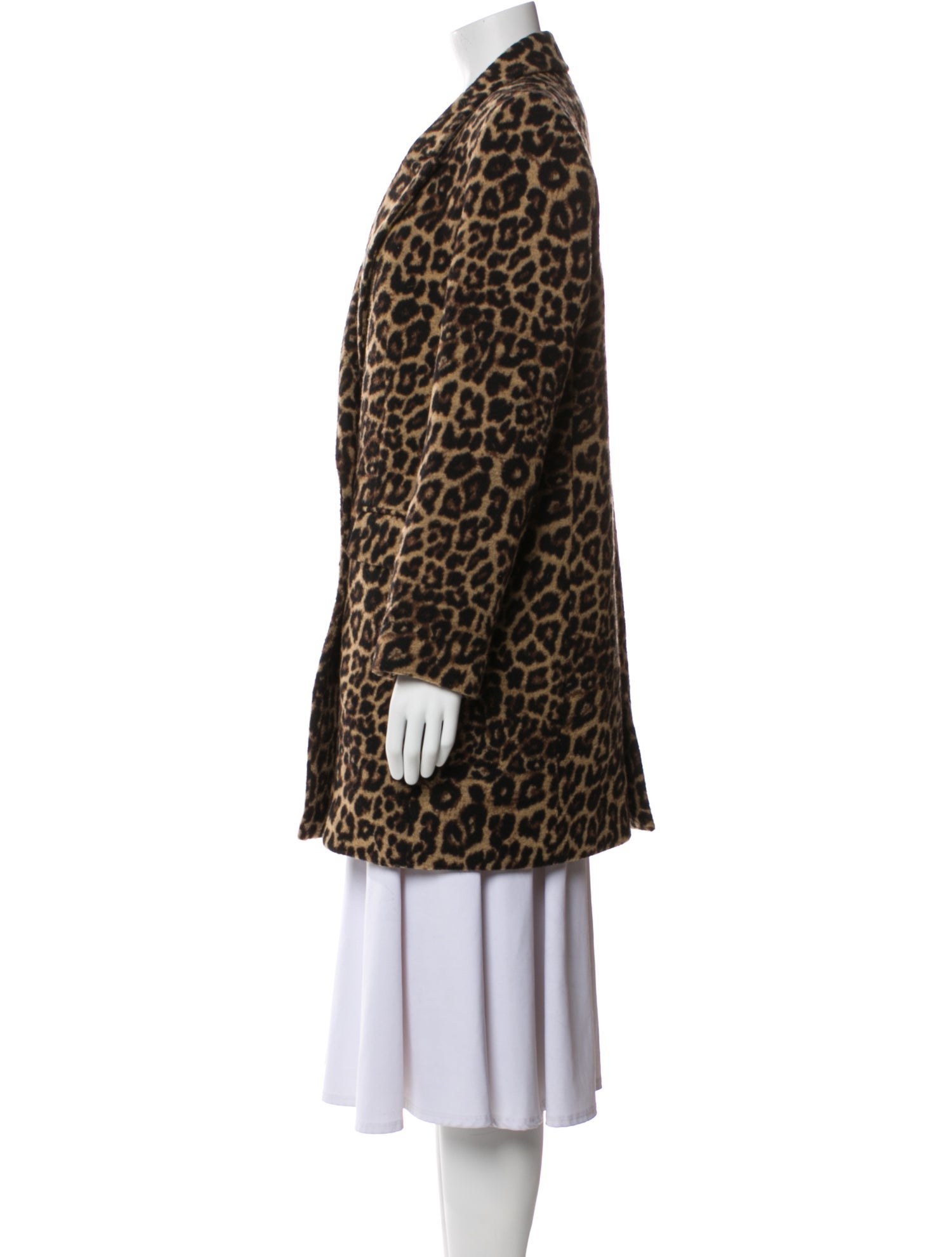 Veronica Beard Animal Print Coat