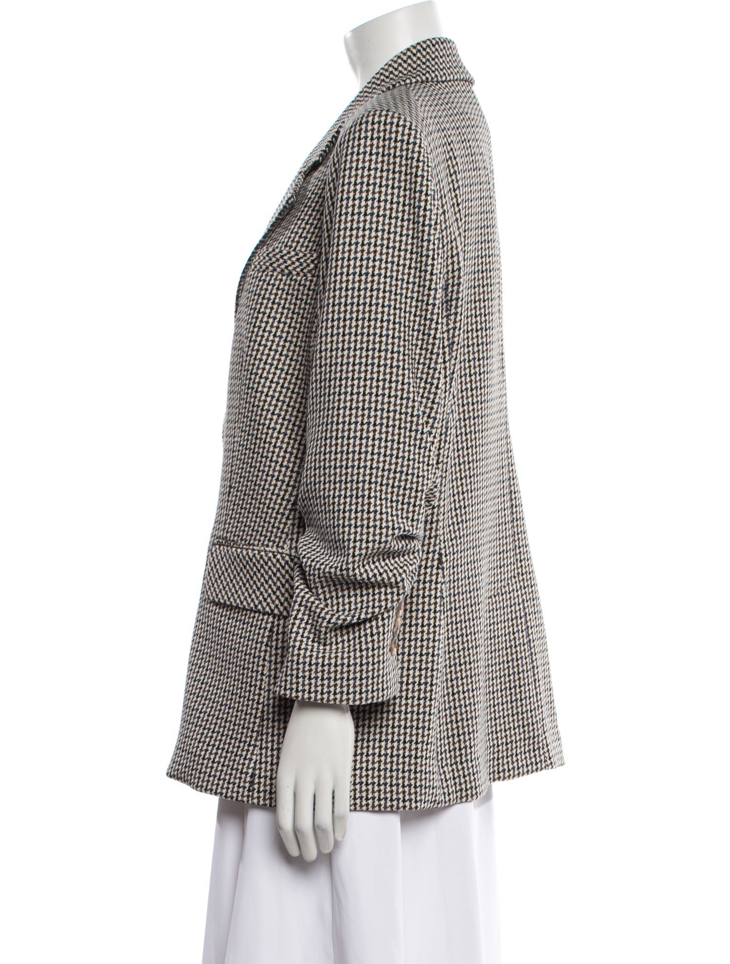 Veronica Beard Houndstooth Print Blazer