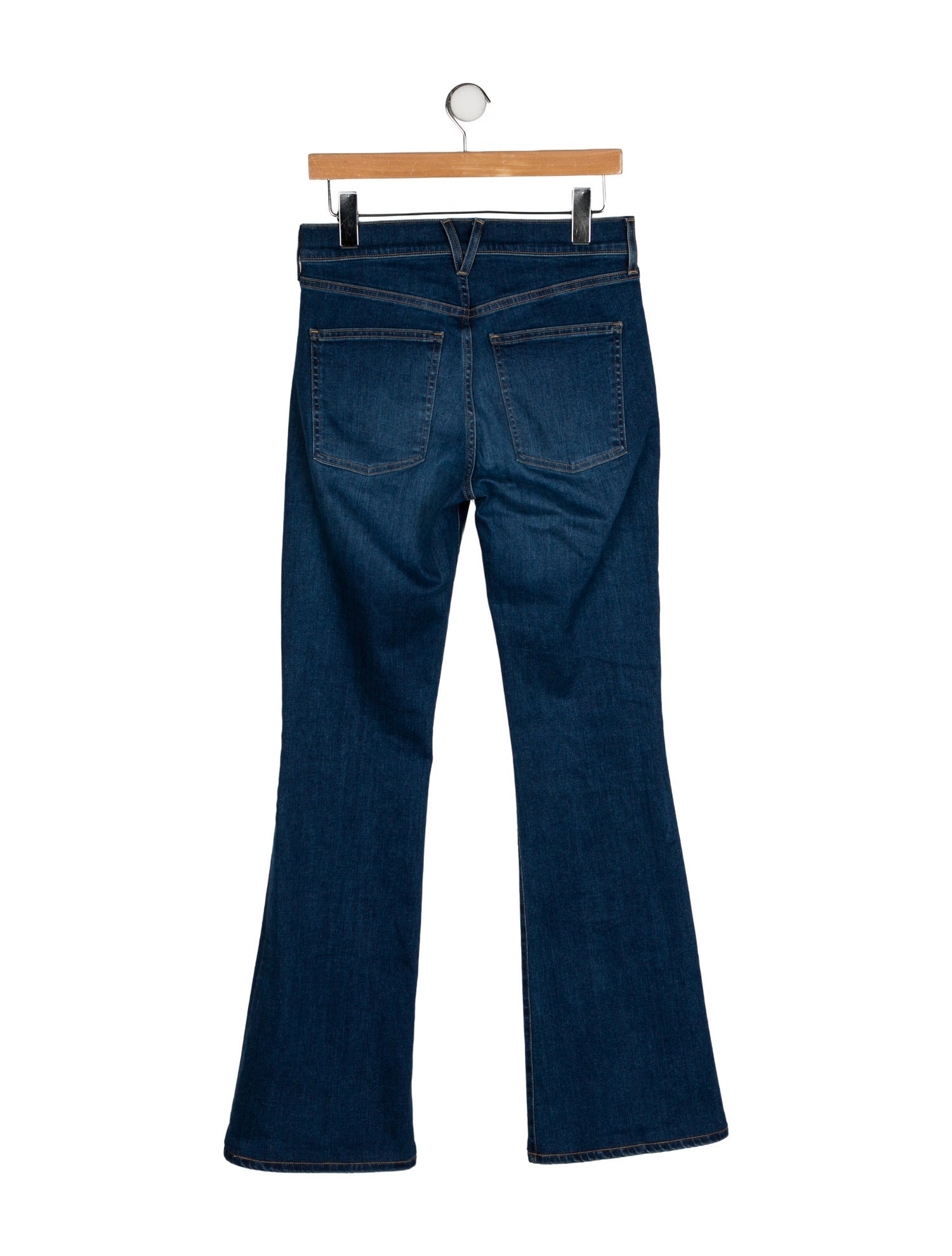 Veronica Beard Mid-Rise Wide Leg Jeans