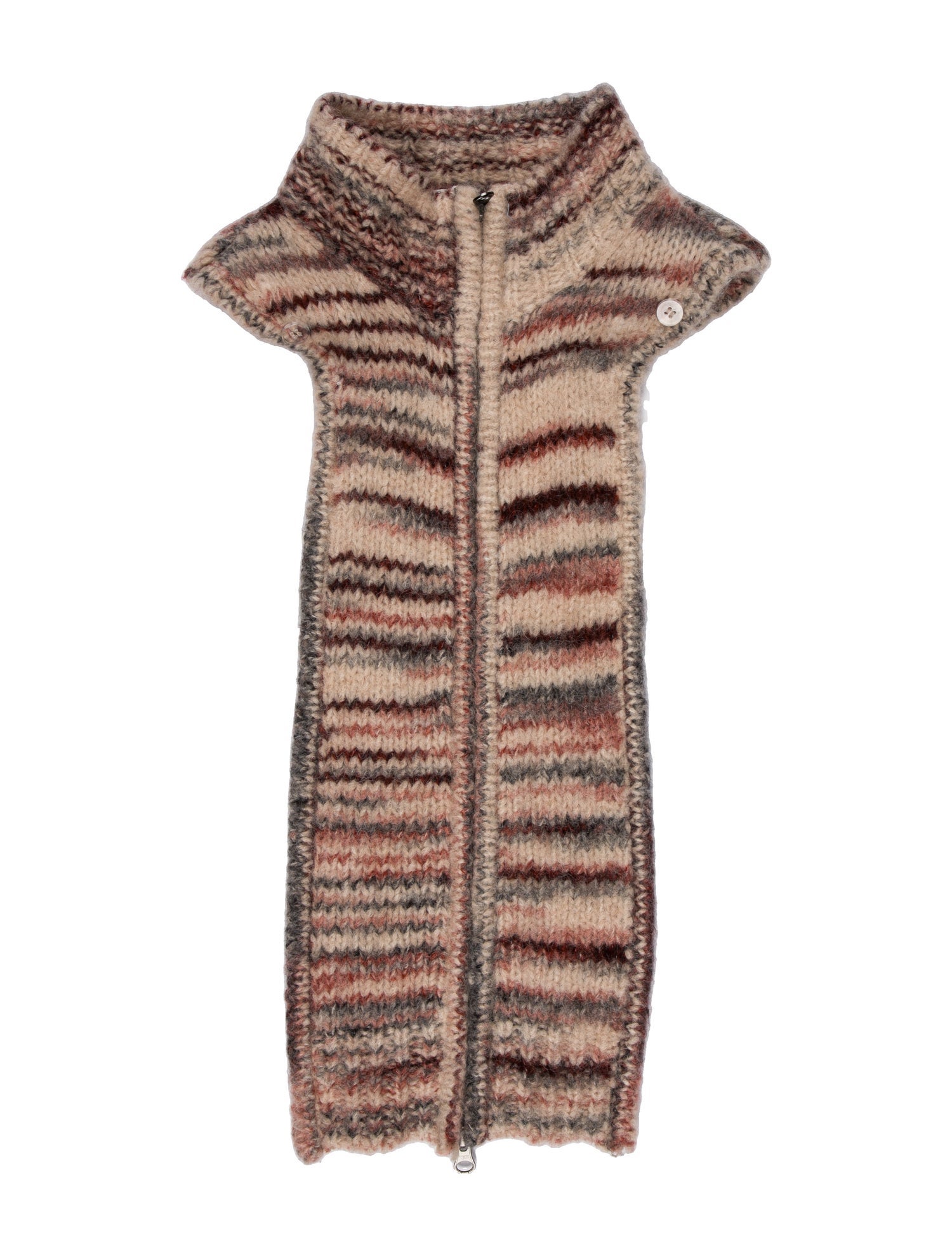 Veronica Beard Alpaca Striped Dickey