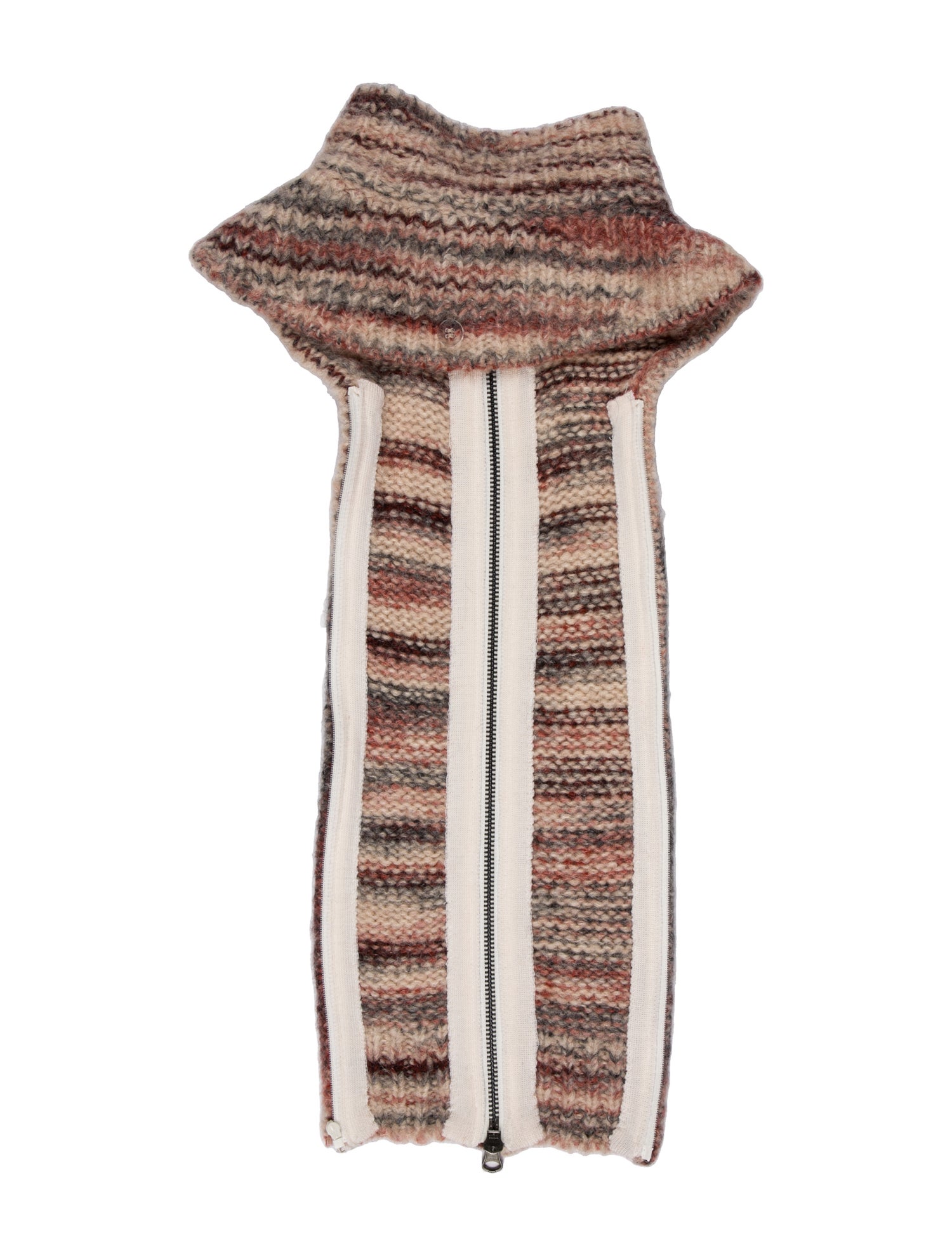 Veronica Beard Alpaca Striped Dickey