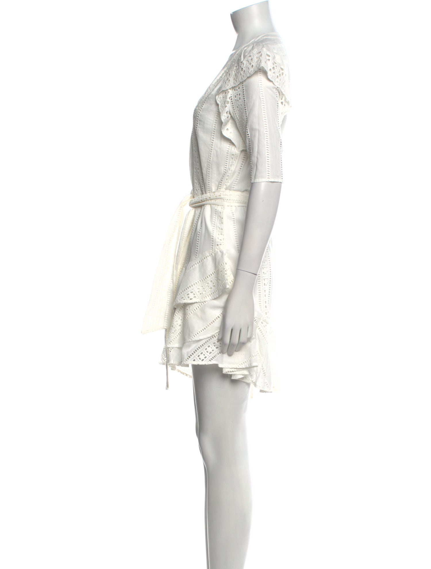 Veronica Beard V-Neck Mini Dress