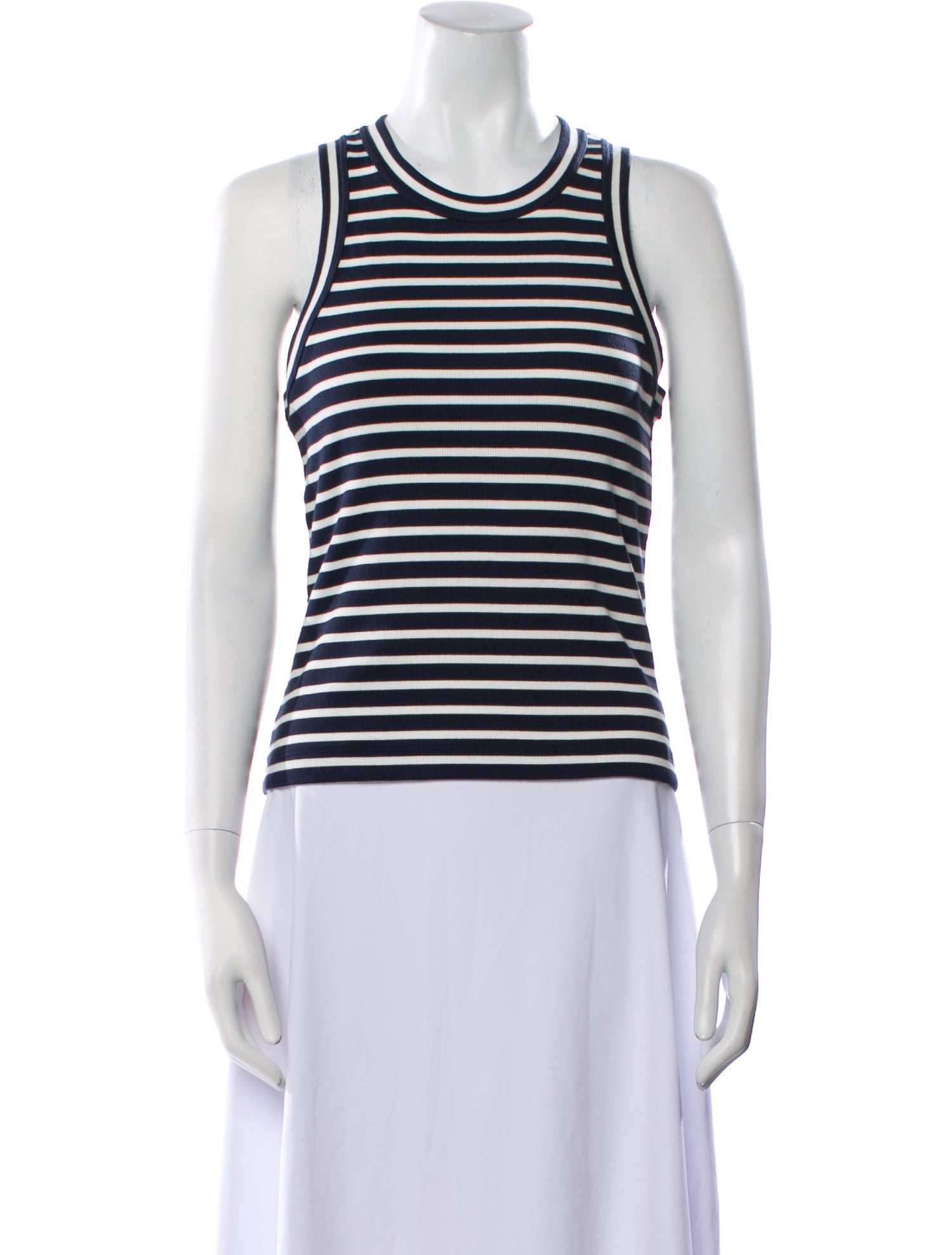 Veronica Beard Striped Crew Neck Top w/ Tags