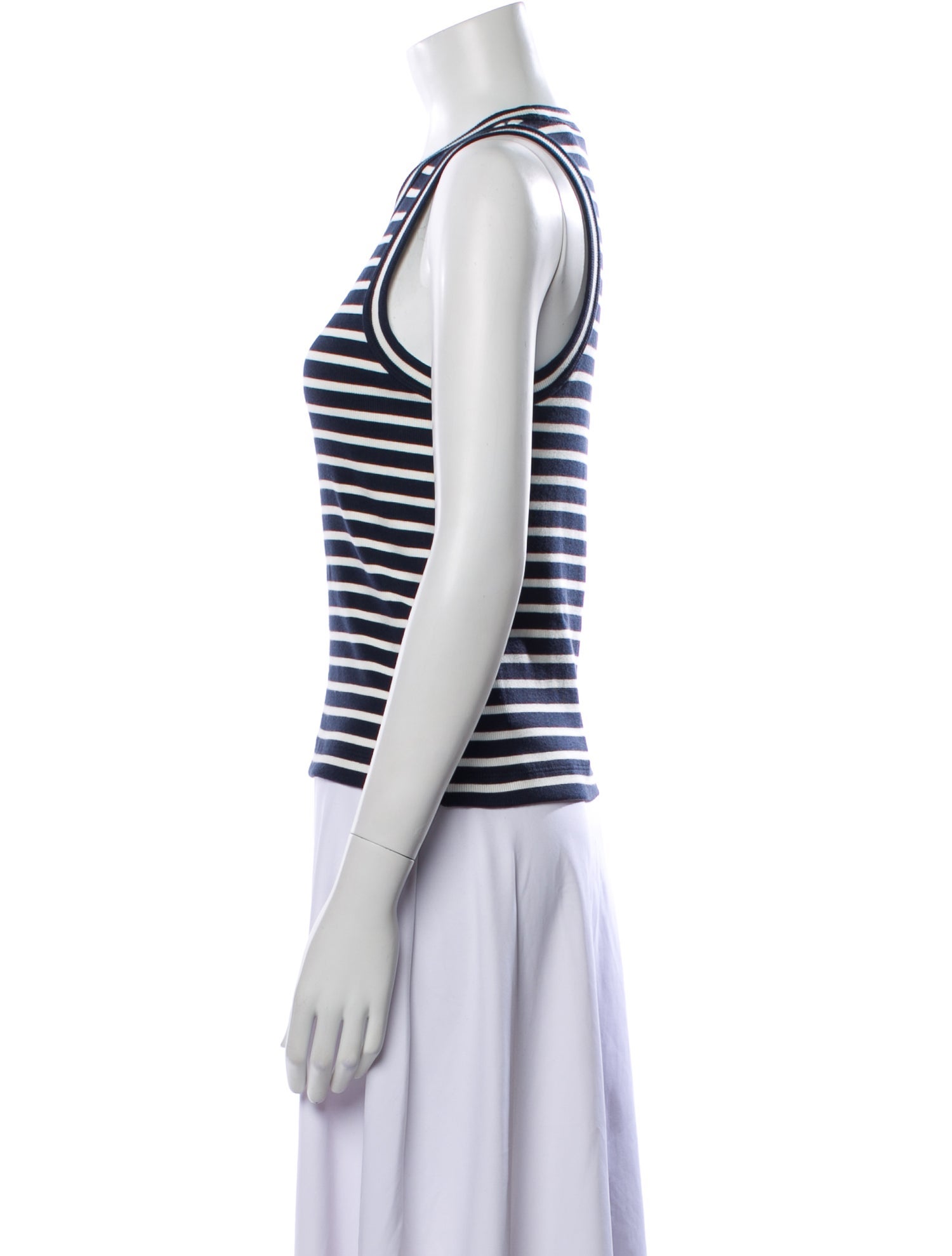 Veronica Beard Striped Crew Neck Top w/ Tags
