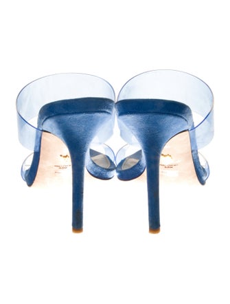 Veronica Beard Suede Leather Trim Embellishment Slides